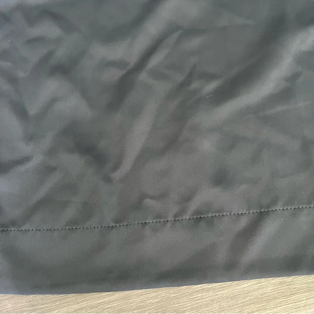 Set of 2 dark gray grommet curtain panels 53x105in